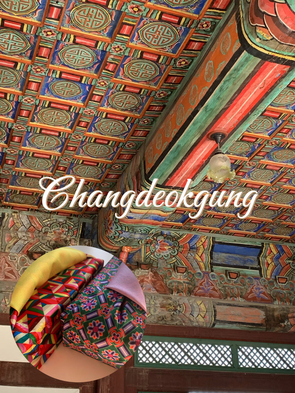 Korean Dancheong Reversible Bojagi 50cm