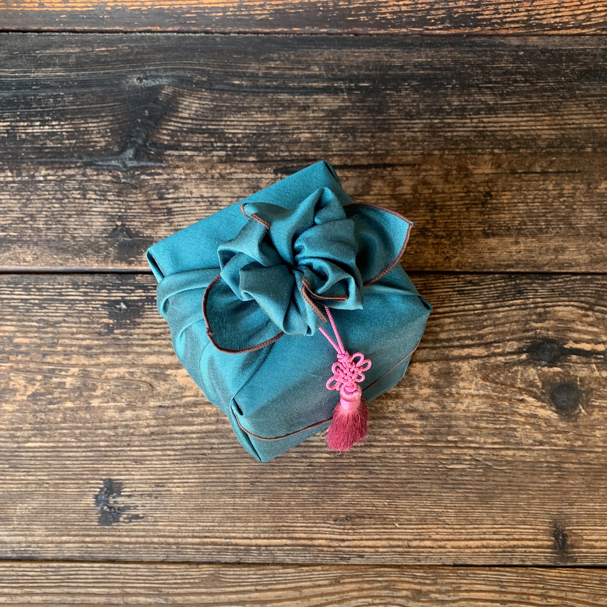 Bojagi Wrap — Celadon
