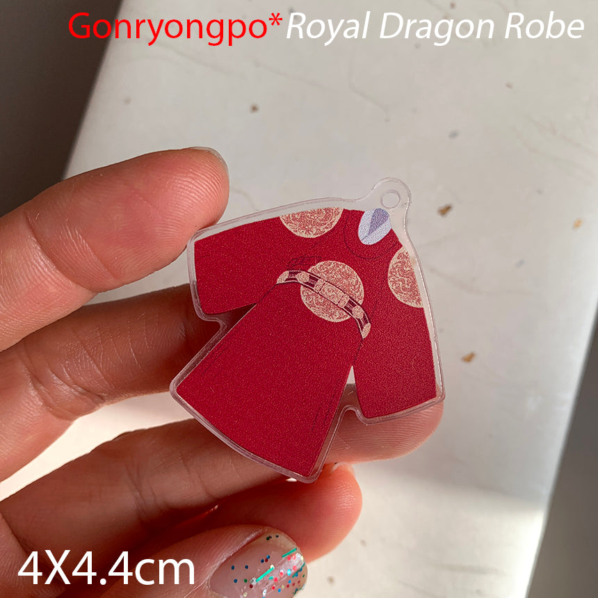 Dressed in Korea — Acrylic Charm Set (12 Pieces)
