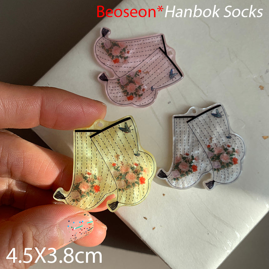 Dressed in Korea — Acrylic Charm Set (12 Pieces)