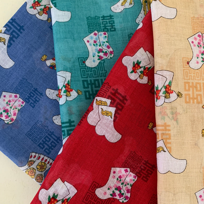 Beoseon Print Bojagi Set (4 Colors)