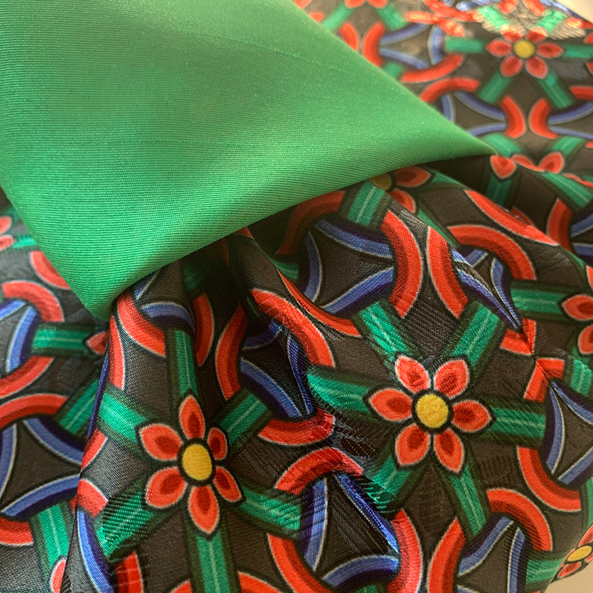 Korean Dancheong Reversible Bojagi 73cm