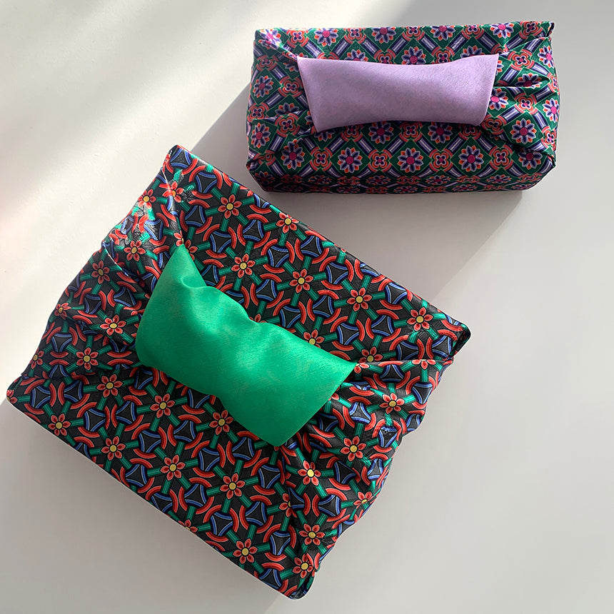 Korean Dancheong Reversible Bojagi 50cm