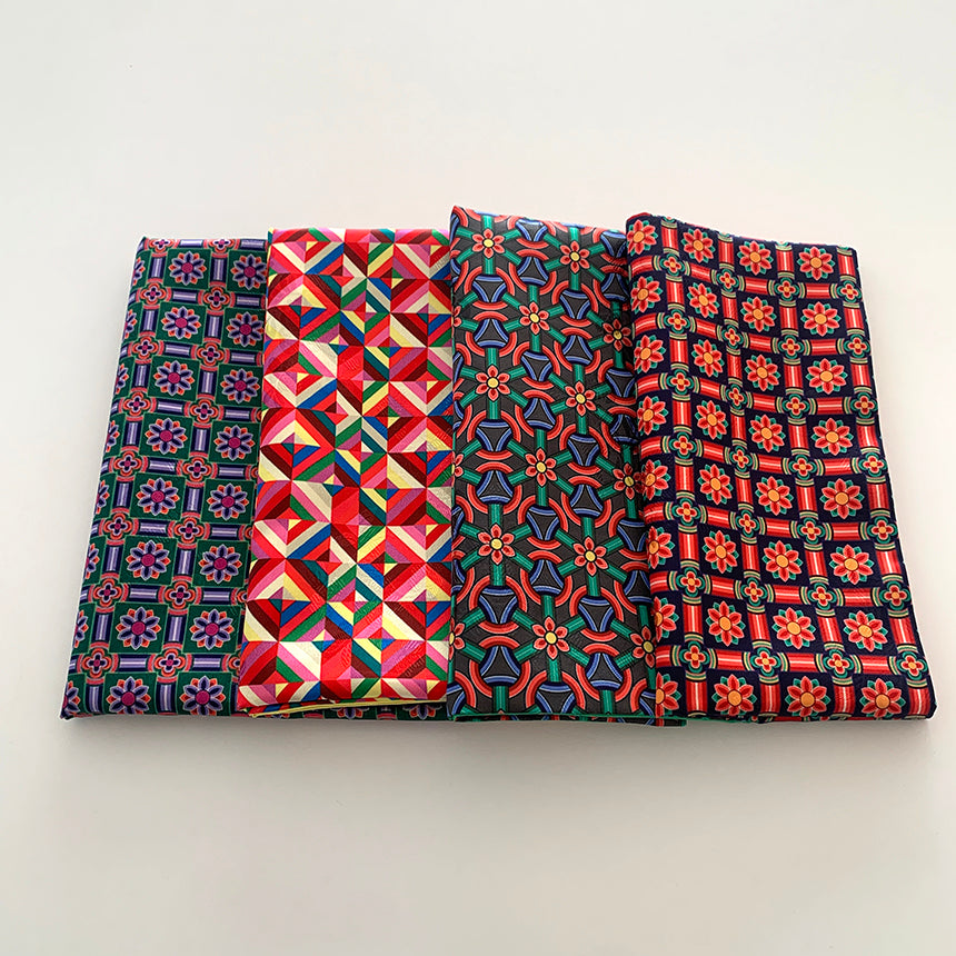Korean Dancheong Reversible Bojagi 73cm