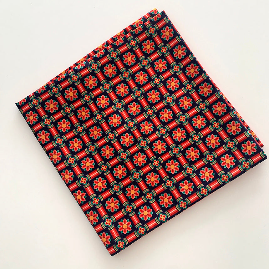 Korean Dancheong Reversible Bojagi 73cm