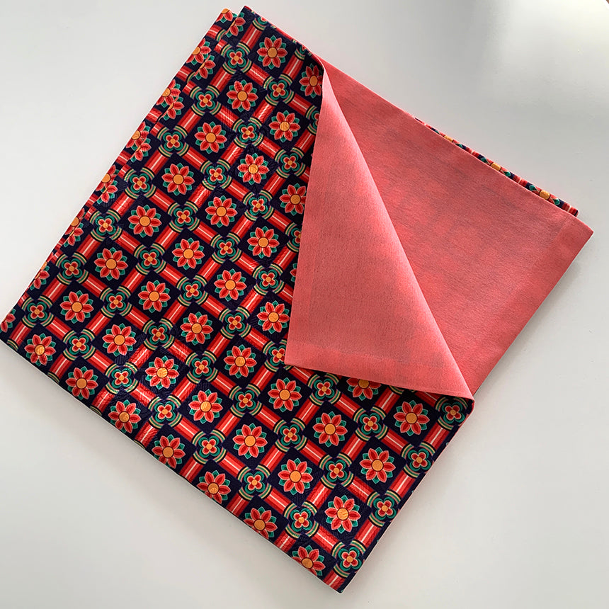 Korean Dancheong Reversible Bojagi 73cm