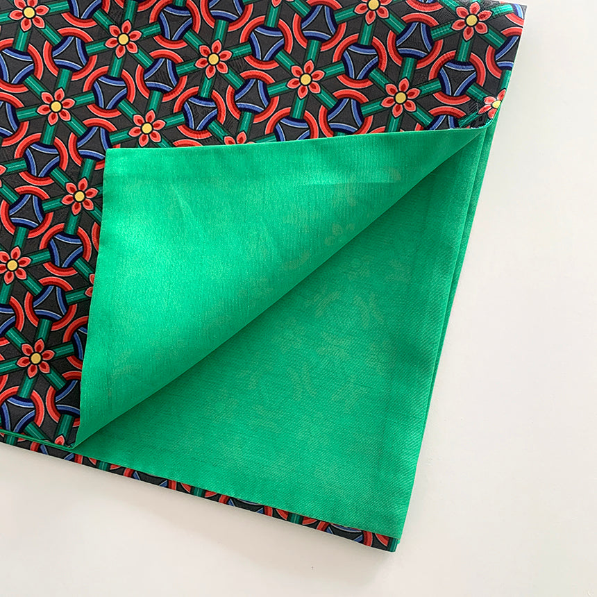 Korean Dancheong Reversible Bojagi 73cm