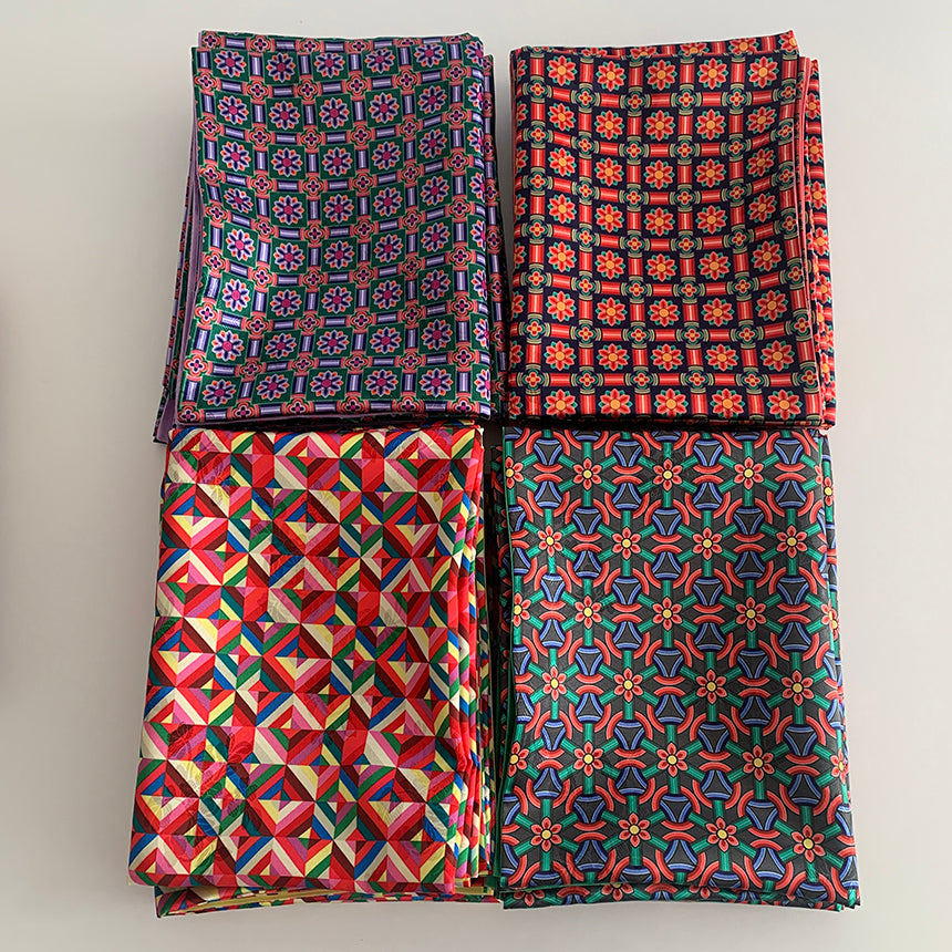 Korean Dancheong Reversible Bojagi 50cm