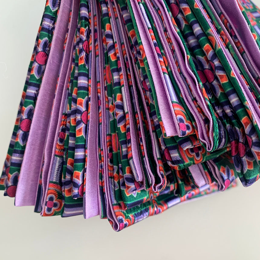 Korean Dancheong Reversible Bojagi 73cm