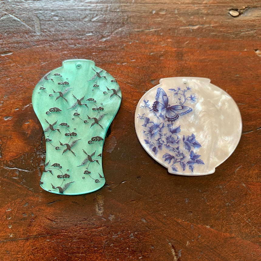 Korean Ceramic Charm Set — Cheongja & Baekja (21 Pieces)