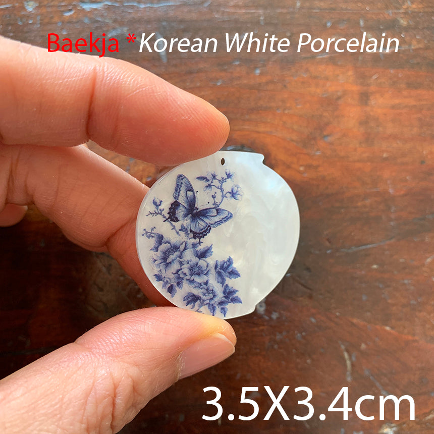 Korean Ceramic Charm Set — Cheongja & Baekja (21 Pieces)