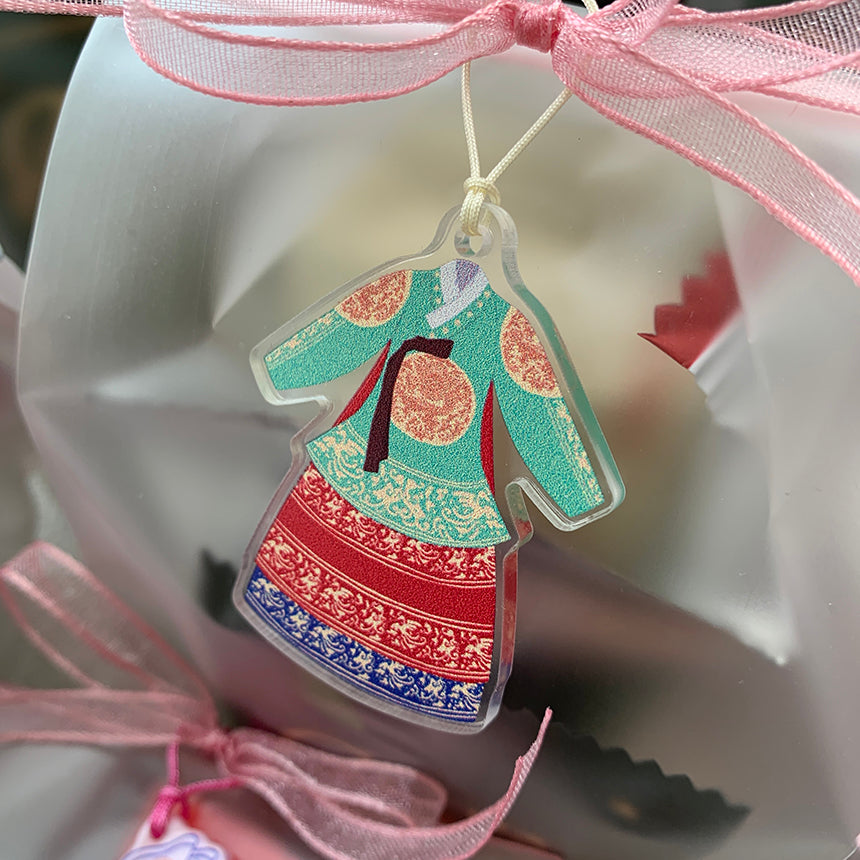 Dressed in Korea — Acrylic Charm Set (12 Pieces)
