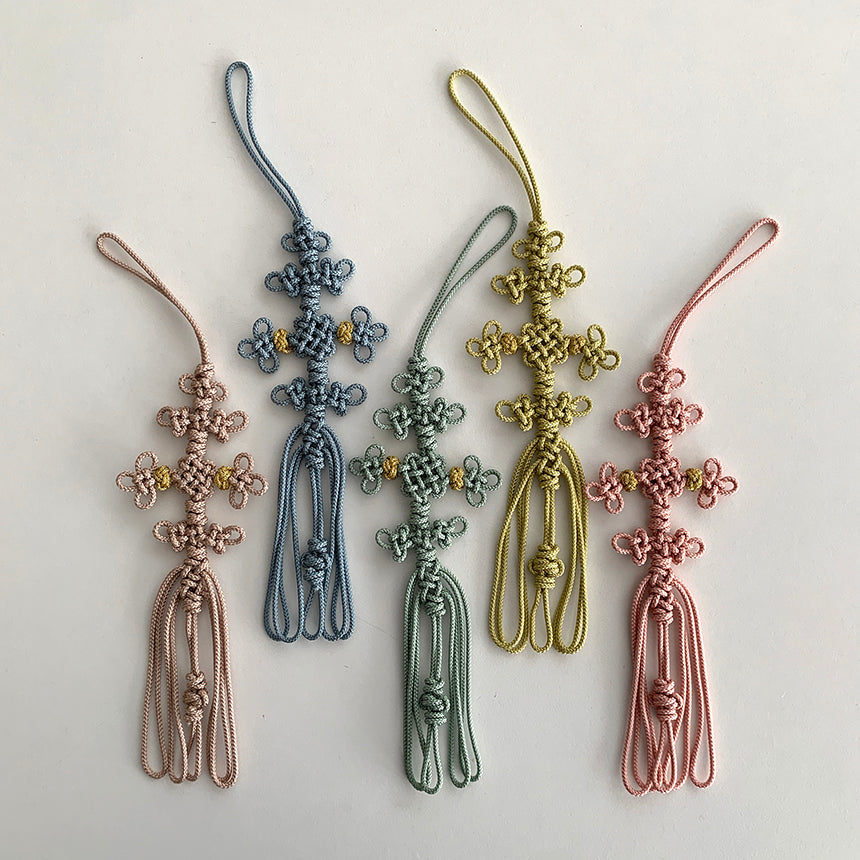 Korean Nakjibbal Knot Norigae Set (5 Colors)