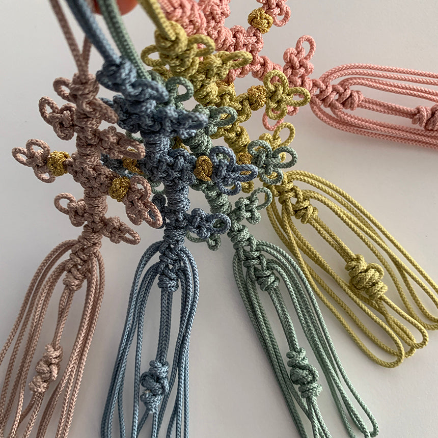 Korean Nakjibbal Knot Norigae Set (5 Colors)