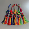 Korean Butterfly Embroidery & Tassel Norigae Set (5 Colors)