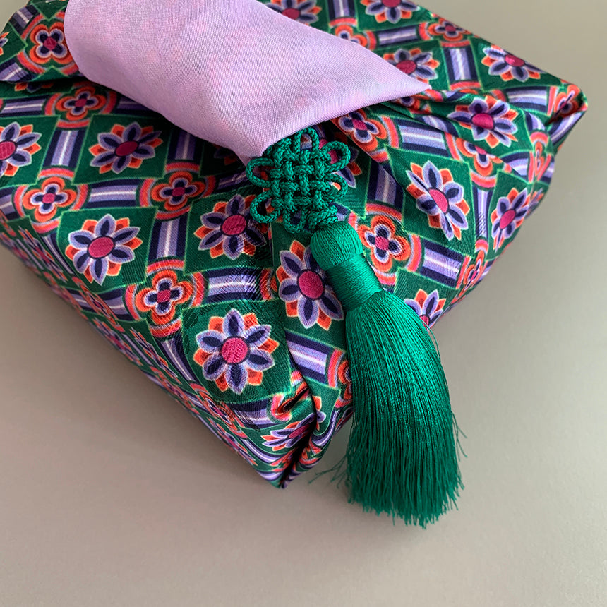 Korean Tassel Norigae – Chrysanthemum Knot | Vivid Set of 10