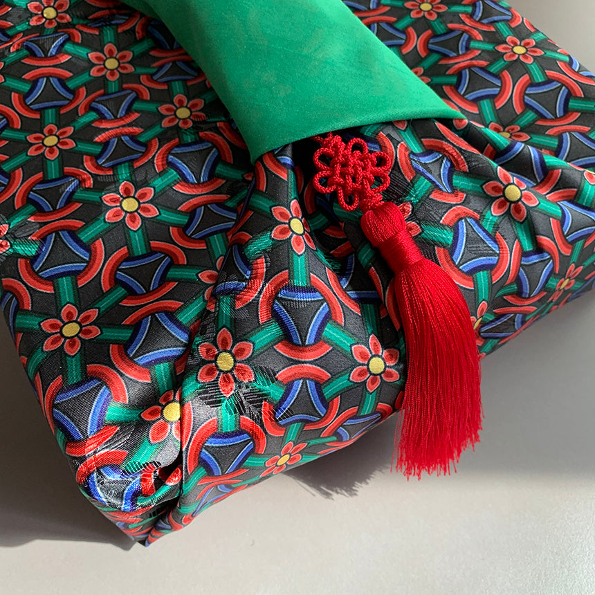 Korean Tassel Norigae – Chrysanthemum Knot | Vivid Set of 10