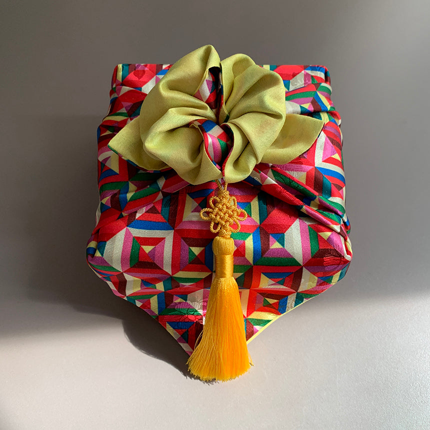 Korean Tassel Norigae – Chrysanthemum Knot | Vivid Set of 10