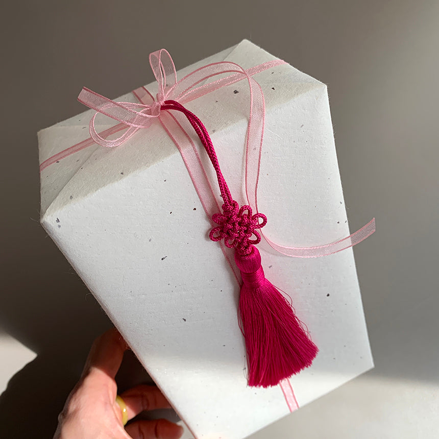Korean Tassel Norigae – Chrysanthemum Knot | Vivid Set of 10
