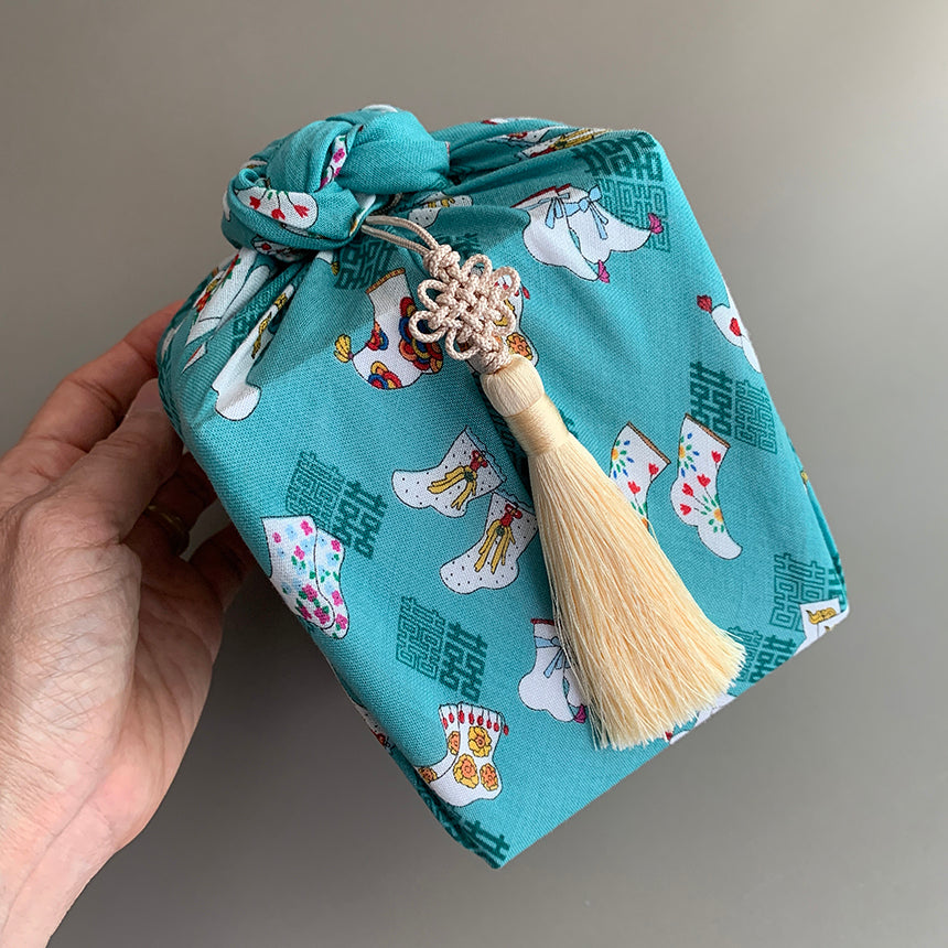 Korean Tassel Norigae – Chrysanthemum Knot | Pastel Set of 10