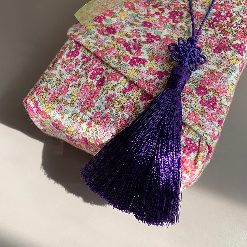 Korean Tassel Norigae – Chrysanthemum Knot | Vivid Set of 10
