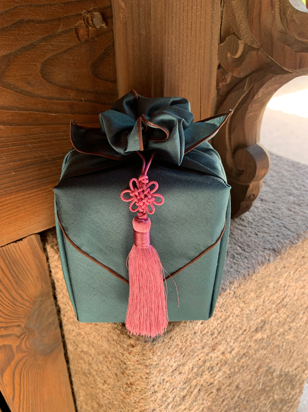 Bojagi Wrap — Celadon