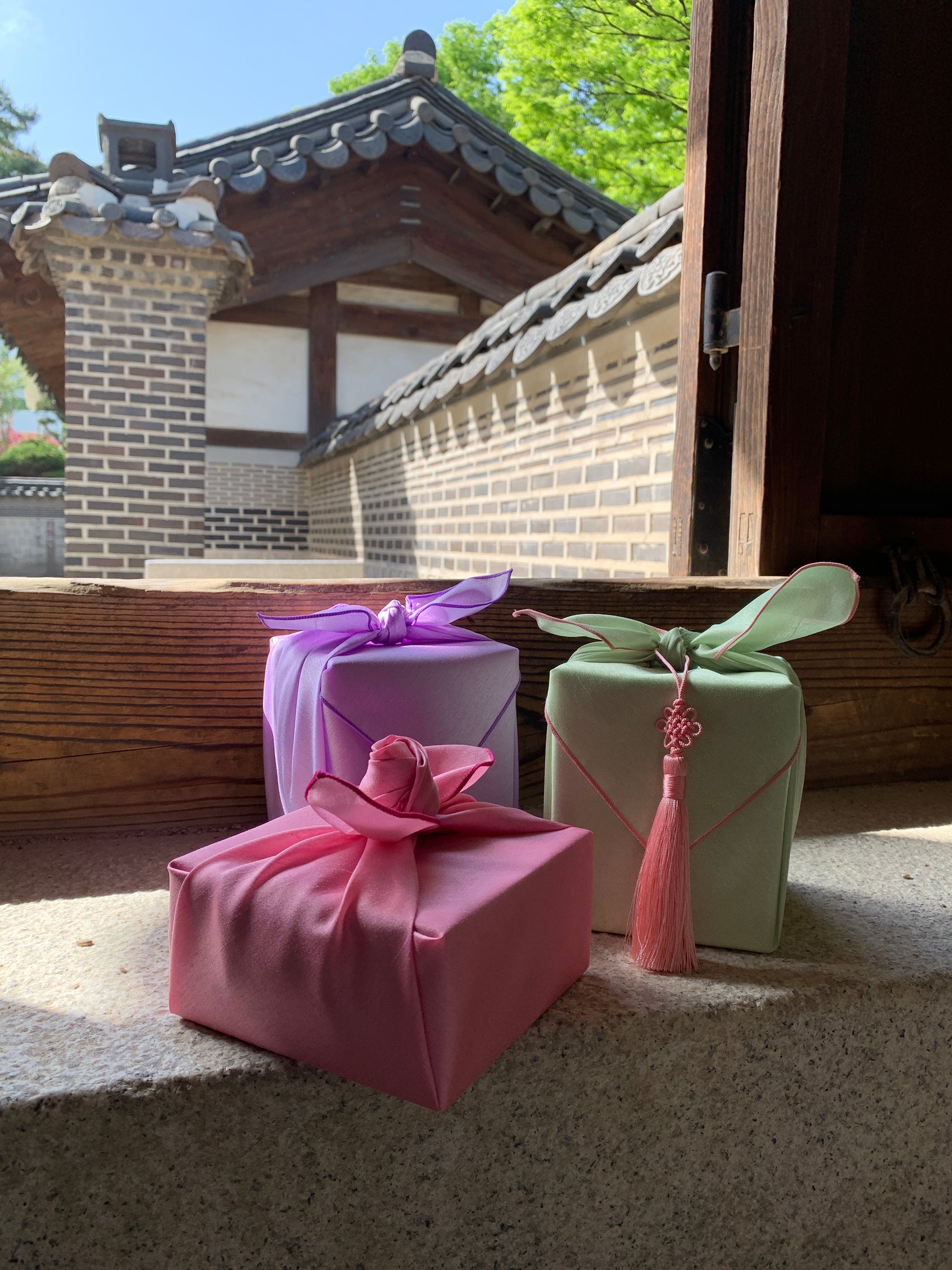 Bojagi Wrap — Blossom