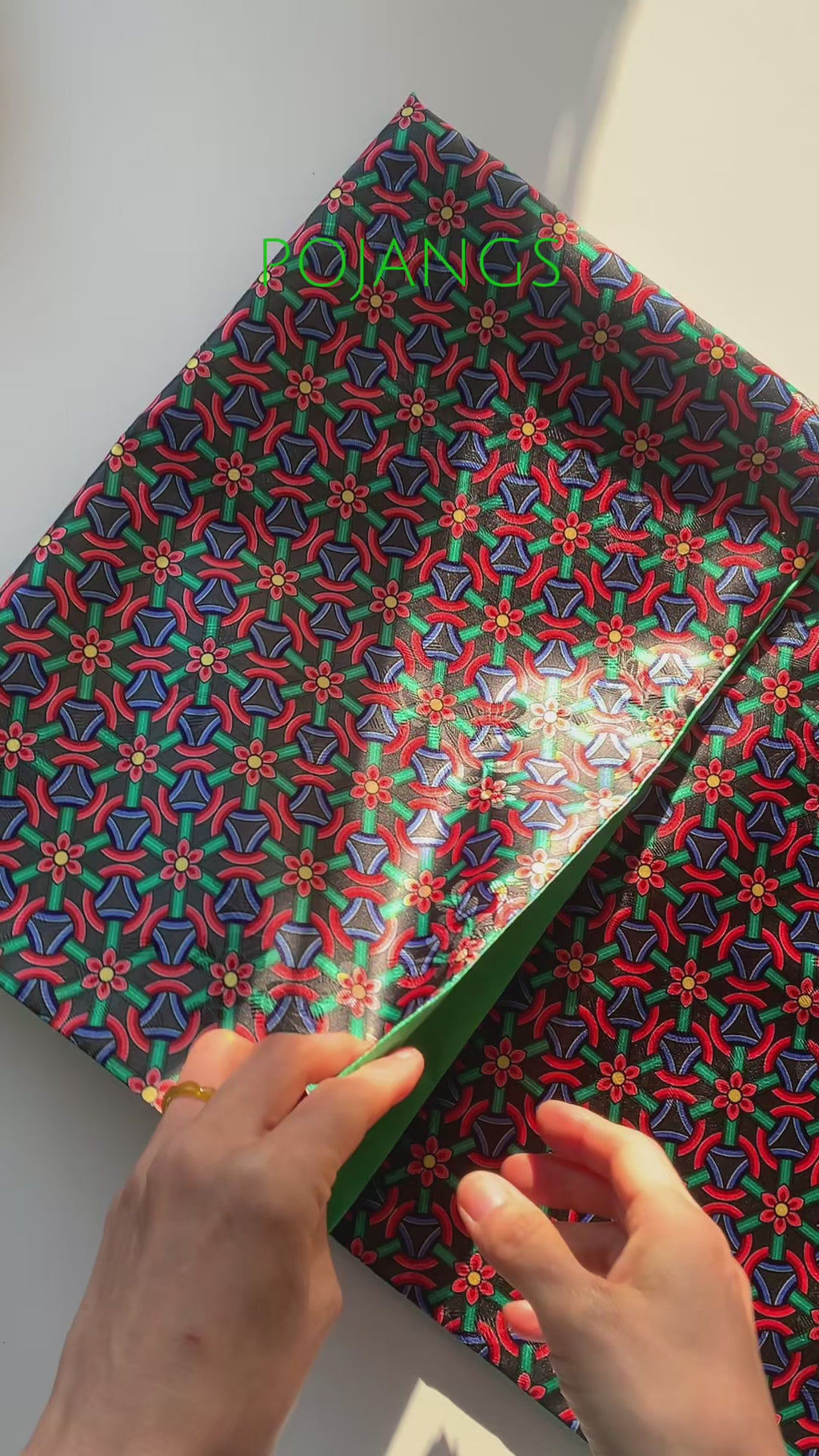 Korean Dancheong Reversible Bojagi 50cm