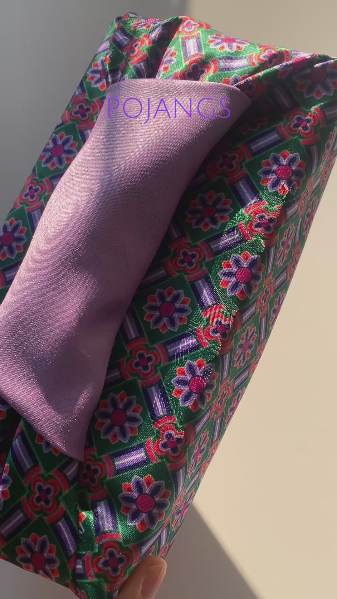 Korean Dancheong Reversible Bojagi 50cm